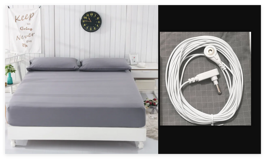 Grounding bed sheets